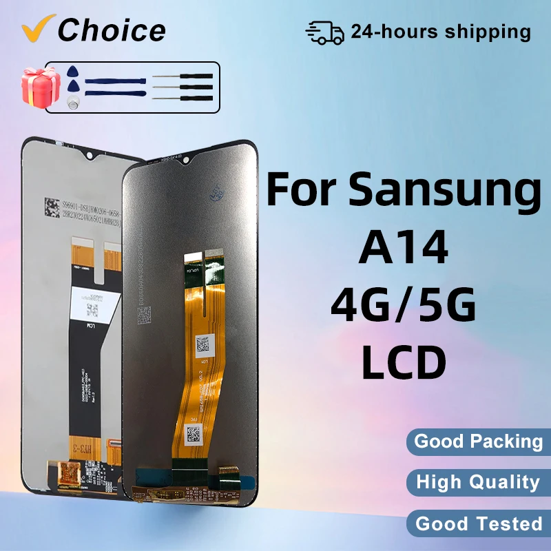 IPS para Samsung Galaxy A14 pantalla A145F LCD A145F montaje de digitalizador con pantalla táctil para Samsung A14 5G A146B A146P A146U LCD
