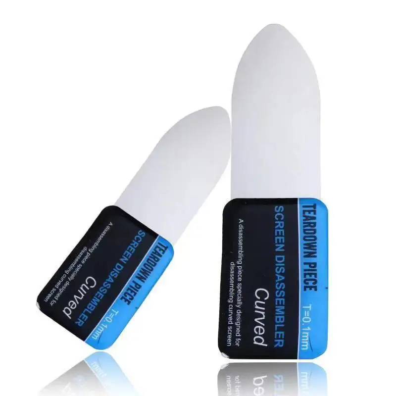 1-10 ชิ้น Ultra Thin Curved หน้าจอ LCD Spudger เปิด Pry Card ถอดสแตนเลสโลหะซ่อมโทรศัพท์มือถือเครื่องมือ