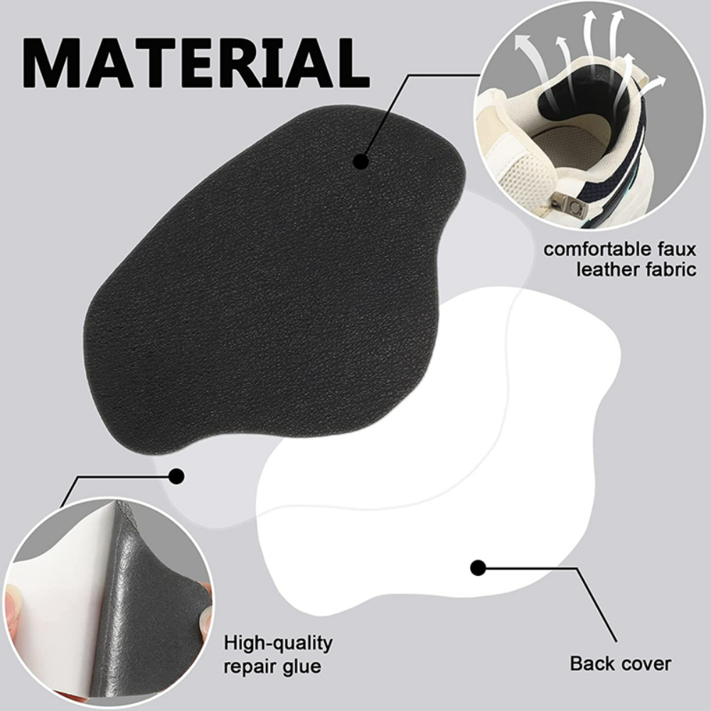 6 шт., наклейки на стельки для обуви, с защитой от износа