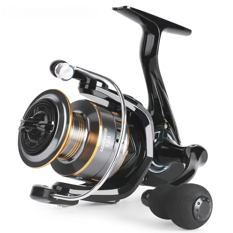 Carrete de pesca giratorio profesional ultraligero, relación de engranaje 5,2: 1, arrastre máximo de 26LB, carrete de Metal CNC para agua dulce y salada, 1000 ~ 7000