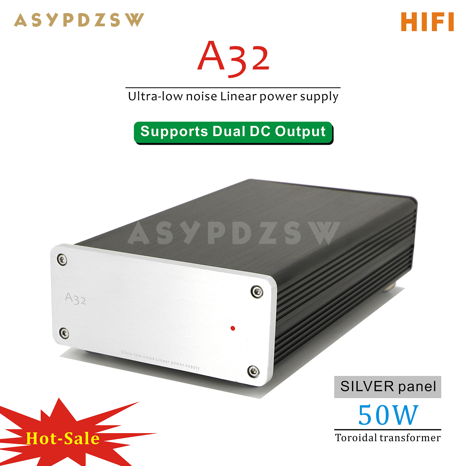 A32 50VA HIFI 超低ノイズリニア電源 DC 5V/9V/12V/15V/18V/19V/24V LPS