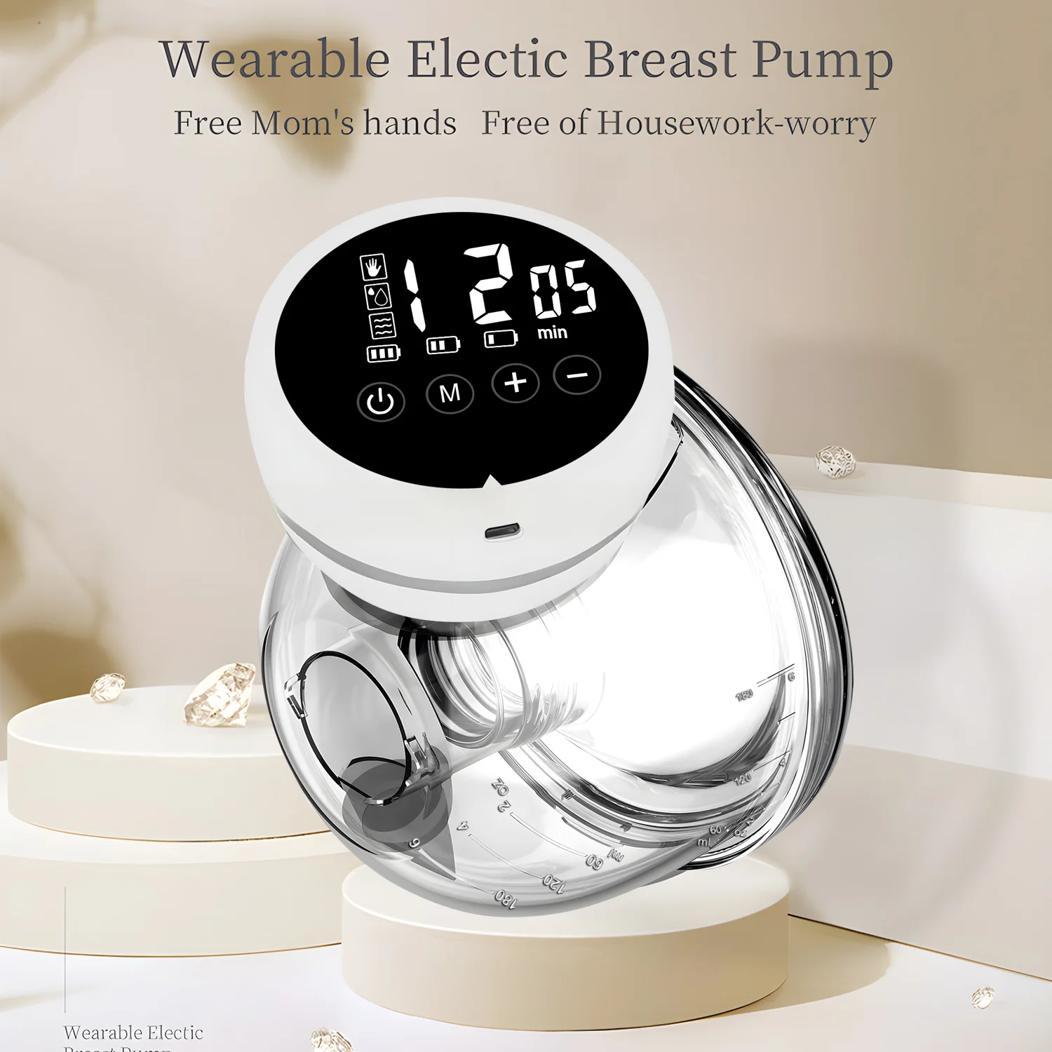 Tire-lait portable USB, Machine à traire et à traire du lait maternel, fournitures pour mère et bébé, tire-lait électrique automatique