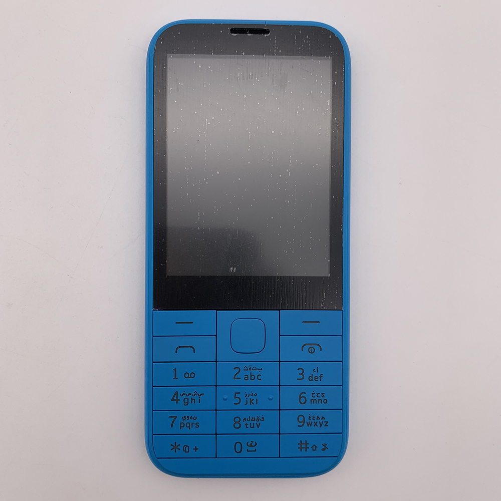 Original Unlocked 225 Dual SIM GSM 900 / 1800 Mobile Phone Russian Arabic Hebrew Keyboard Made in Finland