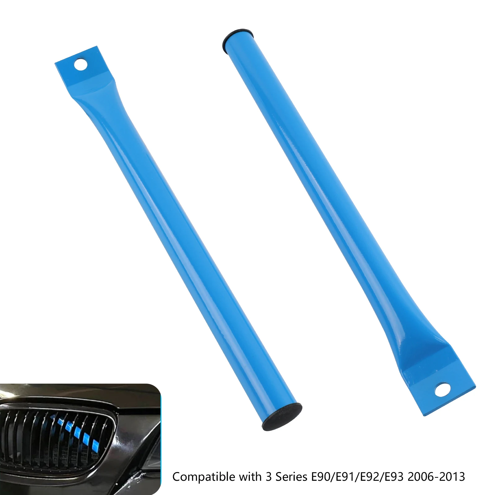 Blauw Grille Nier Bretels V Brace Bars Voor BMW E90 E91 E92 E93 320i 323i 325i 328i 330i 335d 335i 335is 335xi 2006-2013
