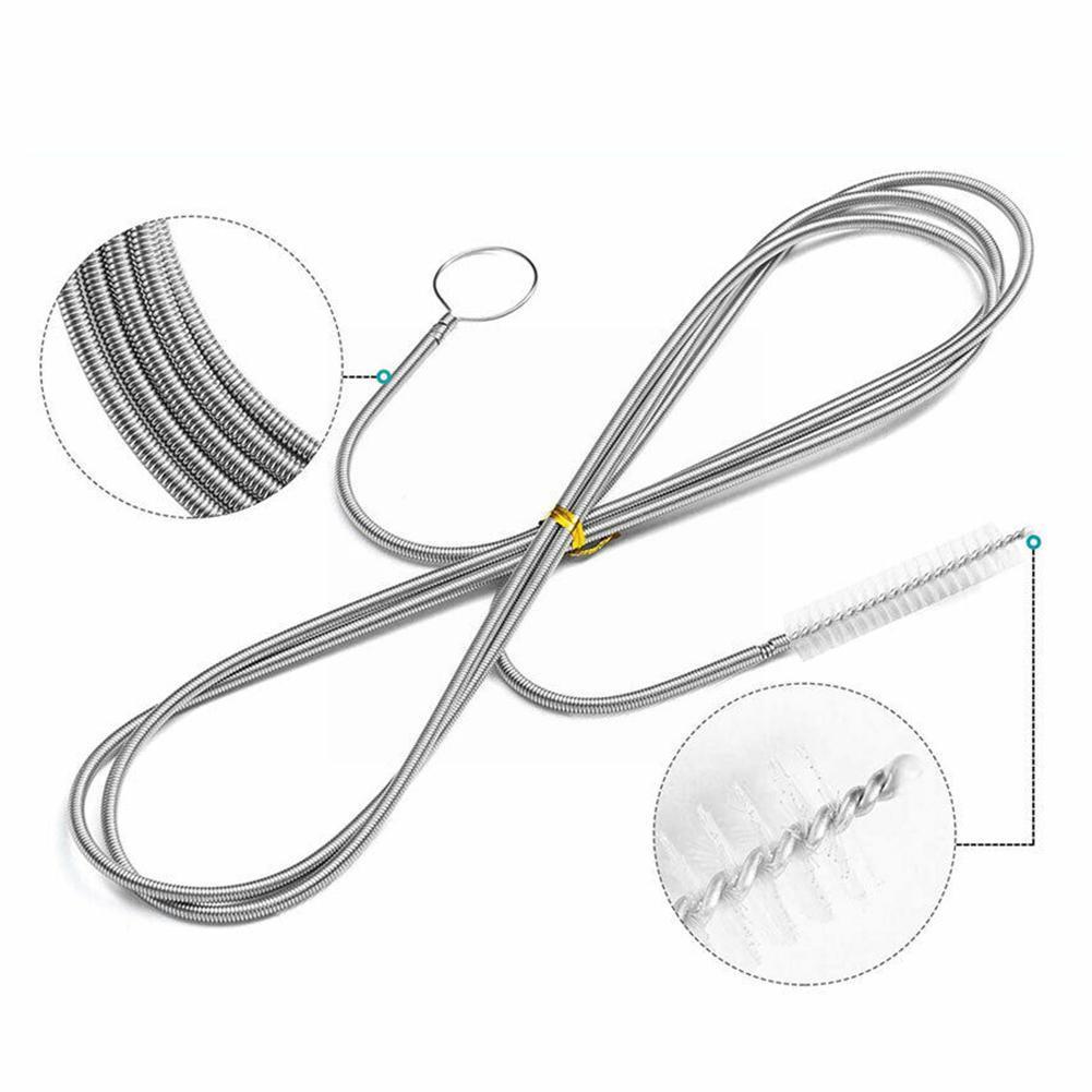 Cepillo de limpieza de parabrisas para puerta de techo solar de coche, bloqueador automático, orificio de drenaje, cepillo de limpieza de tuberías, herramientas para techo solar Z6F7