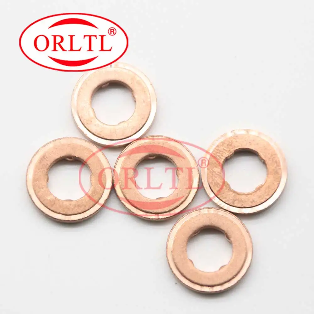 ORLTL 5 unids/lote F00VC17502 F00VC17503 F00VC17504 F00VC17505 F00VC17506 arandelas de cobre cuñas 9001-850C para inyector BOSCH Delphi