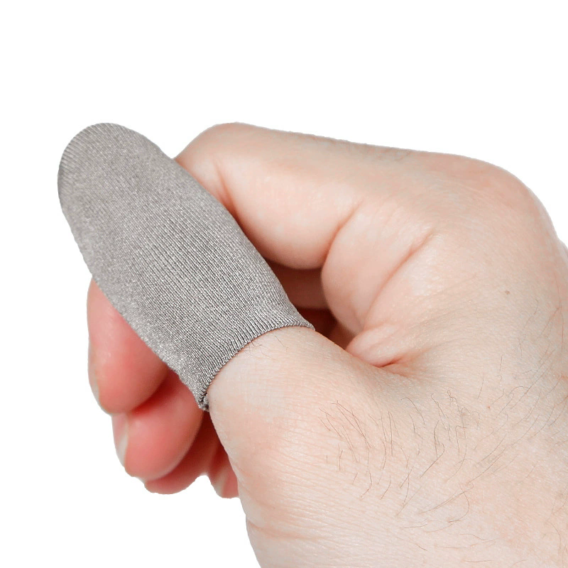 24 stuks mobiele telefoon vingermanchet Fibroid mobiele game touchscreen vezel ademend en zweetbestendig wandelspel vingermanchet