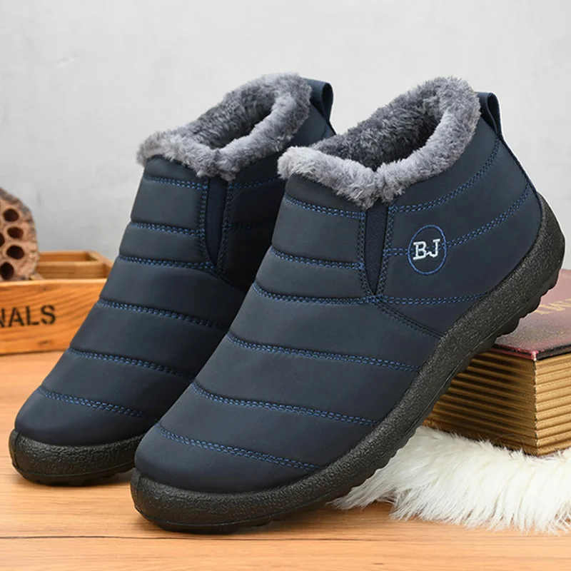 Botas de Mujer, zapatos planos de nieve, Botas de talla grande para Mujer, botines suaves, zapatos de felpa de invierno para Mujer, Botas de plataforma para Mujer, zapato de invierno