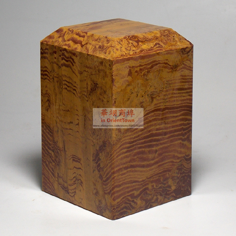 Tipos de gravação grande grão de madeira selo de pedra pacote de entrega satisfeito presente caixa de algodão presente de negócios selo personalizado