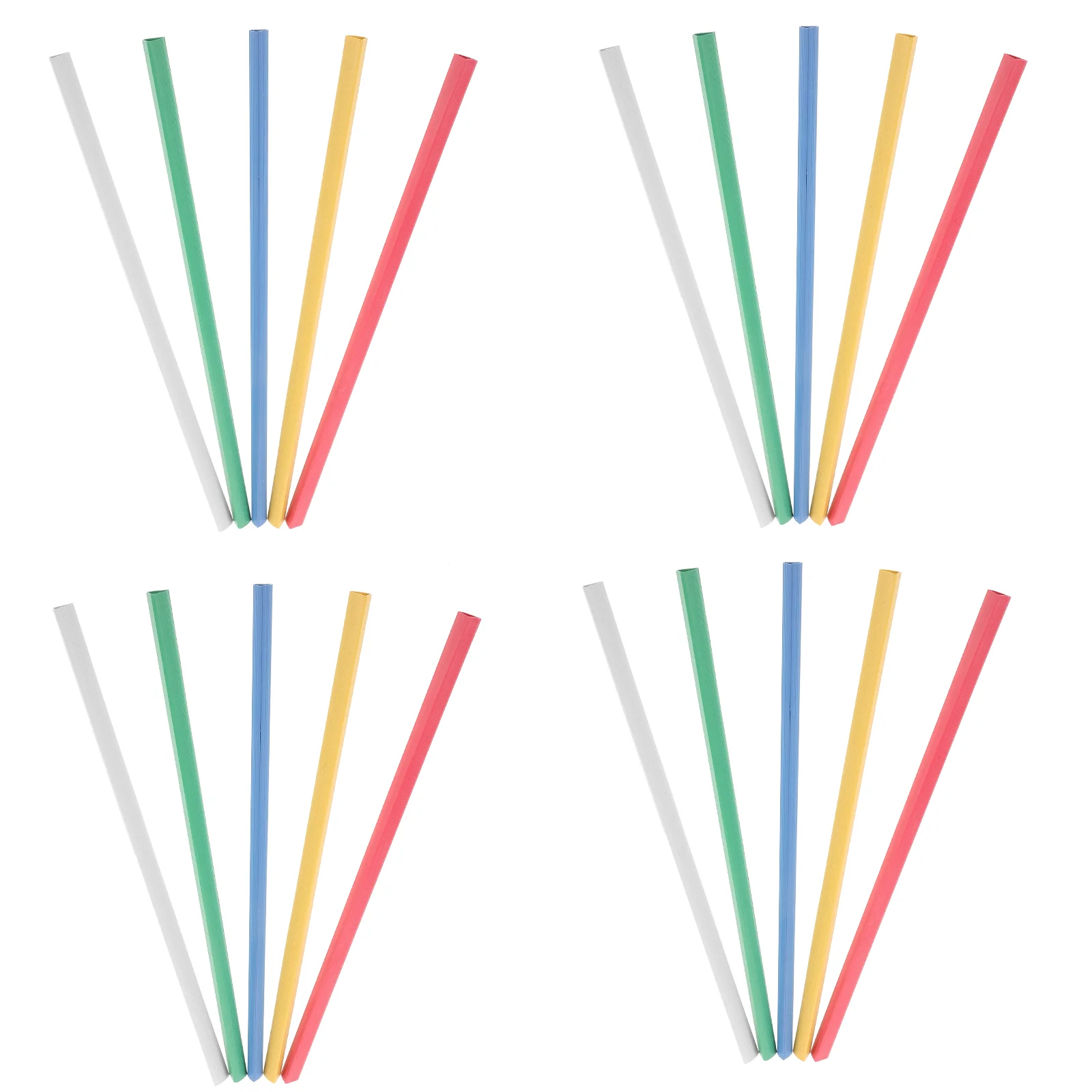 30 Pcs File Folder Lever Clip Book Cases Slide Binders Loose Leaf Bookbinding Spine Bars Report Slider Rods Plastic for