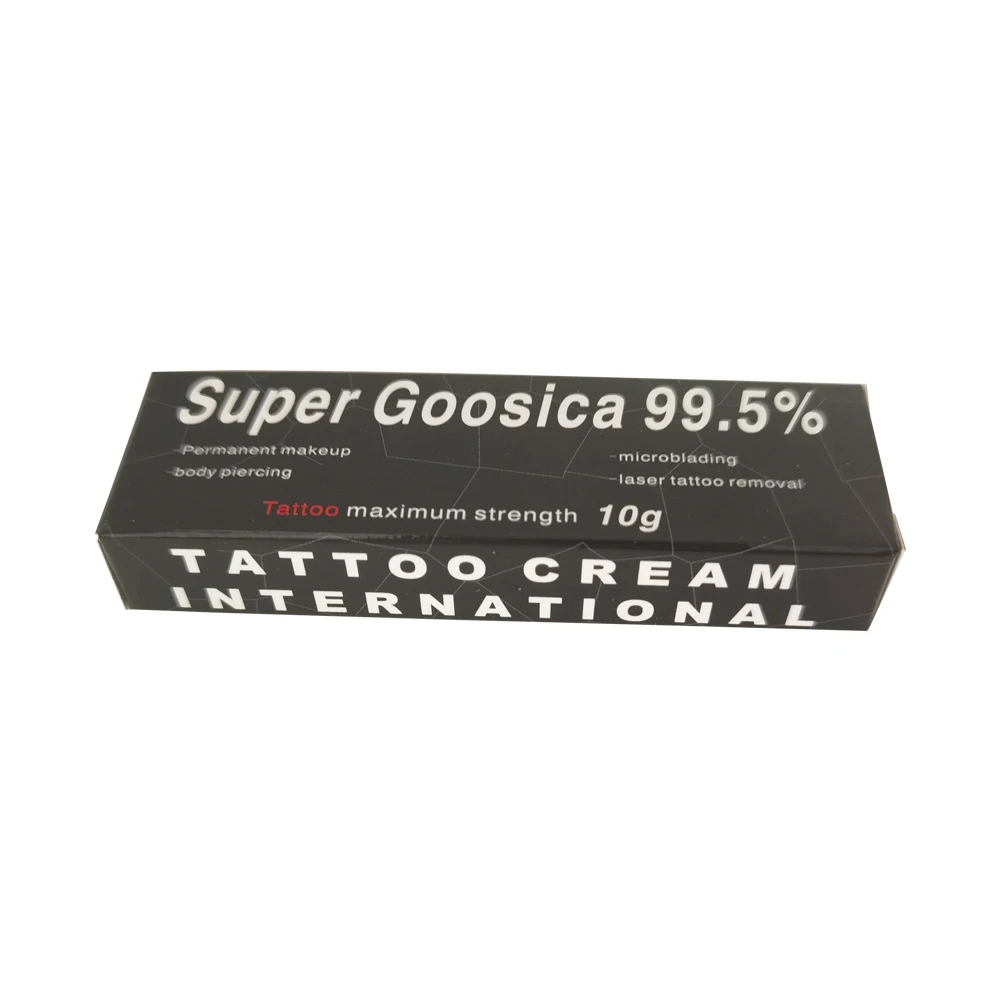 Newest High-Quality 99.5% Super Gooscia Tattoo Cream Before Permanent Makeup Microblading Piercing Eyebrow Lips 10g