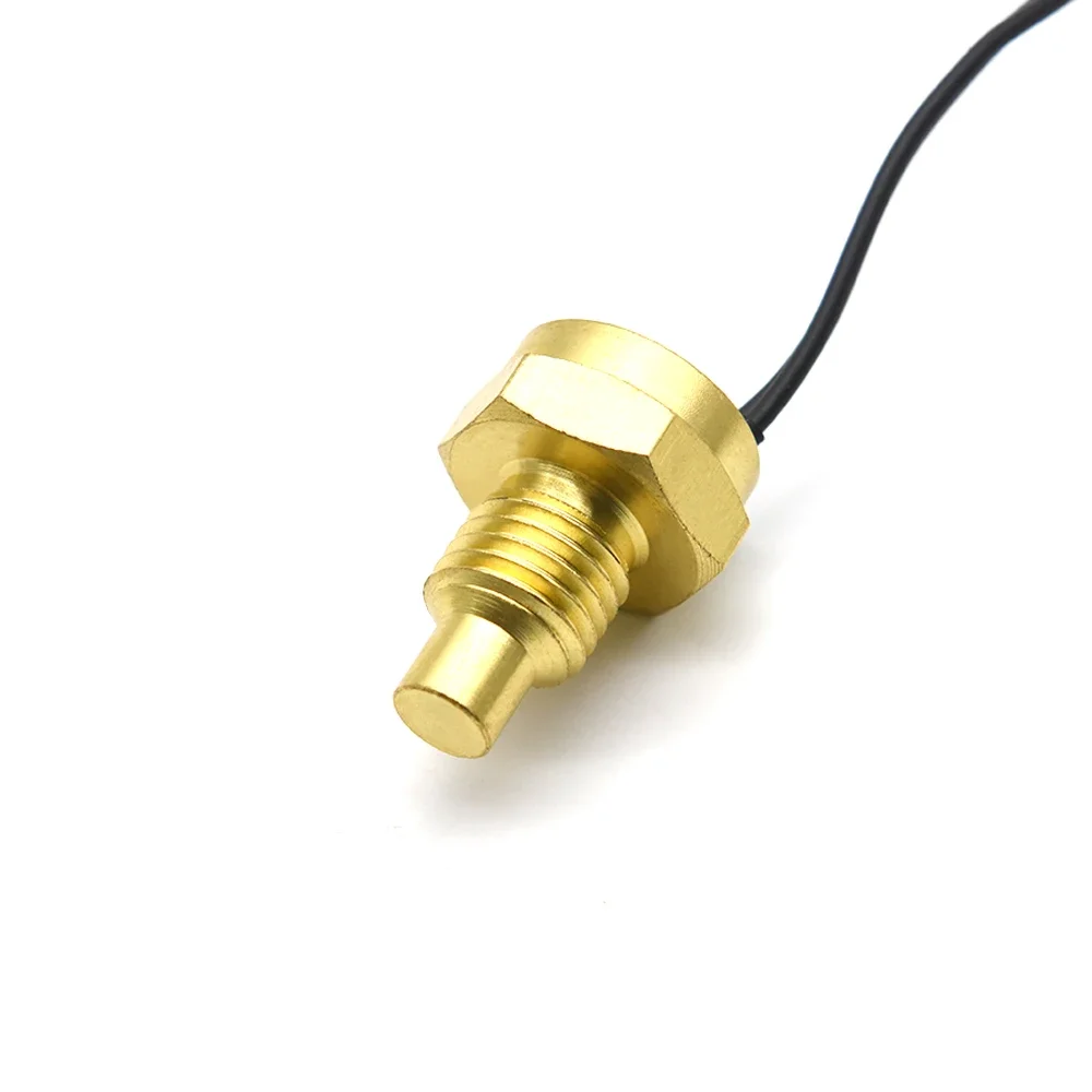 1 unidad 12V/24V coche camión Sensor Digital de temperatura del agua 50K enchufe de cabeza 10MM 14MM 16MM 17MM 21MM 1/8NPT 3/8NPT Sensor de temperatura del agua