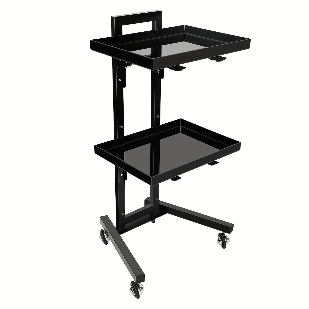 Salon Grade Roller Cart with Storage Function, Metal Structure Suitable for Hair and Beauty Tools