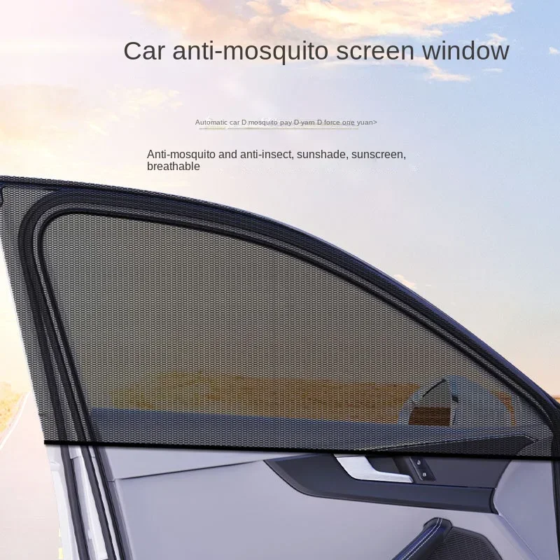 Janela lateral dianteira e traseira do carro universal Sun Visor Shade, Mesh Cover, Auto UV Protect Curtain, Child Side Window Sunshade