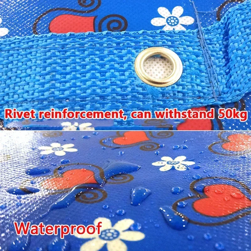 Large size moving woven travel quilt clothing sorting waterproof film large capacity shipping bag