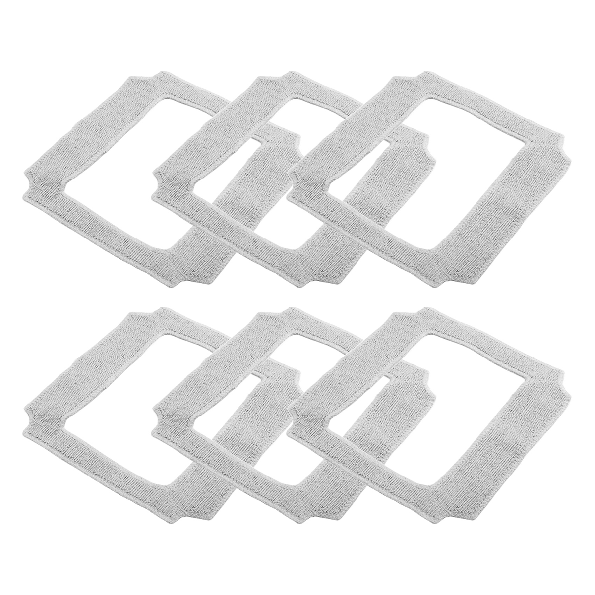BABQ 6PCS หุ่นยนต์ทําความสะอาดหน้าต่าง Mop ผ้าทําความสะอาด Rag ผ้าเช็ดตัวฝุ่นผ้าทําความสะอาดผ้าสําหรับ LIECTROUX YW910