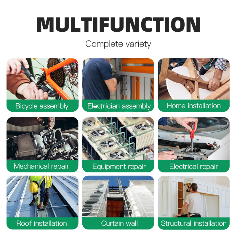 35pcs Screwdriver Drill Bit Set Magnetic Hexagon Socket Set Electric Sleeve Electric Screwdriver Multi-function Repair Tool Kit