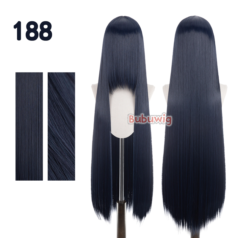 Bubuultraviolet-Perruque Synthétique Longue et Lisse de 100cm, Perruques de Cosplay, Plus de 100 Couleurs, Rose, Orange, Blonde, Vert, Degré de Chaleur