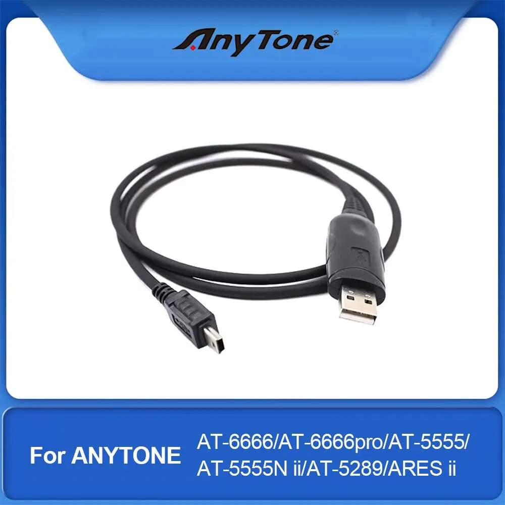 Đài Phát Thanh CB USB Programing Cáp Cho ANYTONE AT-6666 28.000 - 29.699 Mhz Ở-5289 Công Dân Băng Tần