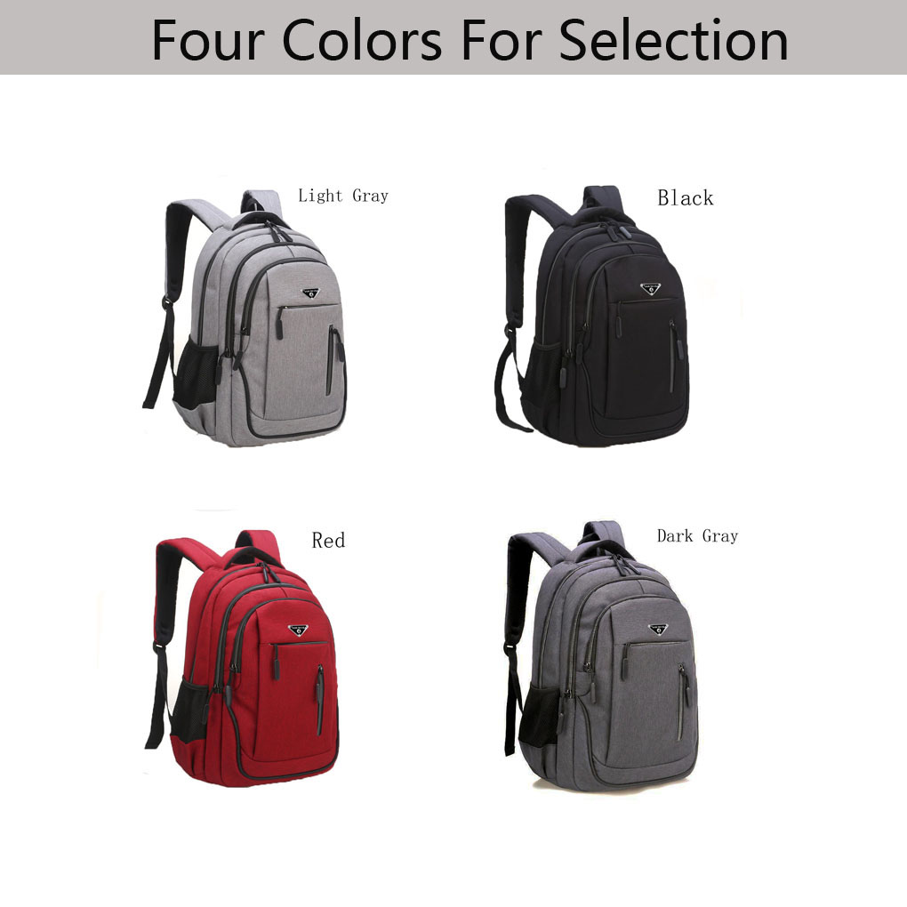 Mochila para hombre con carga USB, gran capacidad, multicapa, dividida, moda de ocio, viajes al aire libre, deportes, bolsas escolares de negocios