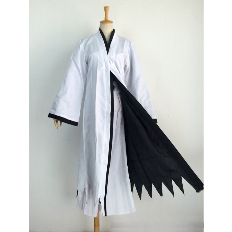 Kostum Cosplay Kurosaki Ichigo Bleach Die Pa White Ichigo Wig Sepatu Jerami Anime dan Aksesori Masker Hadiah Halloween Dewasa