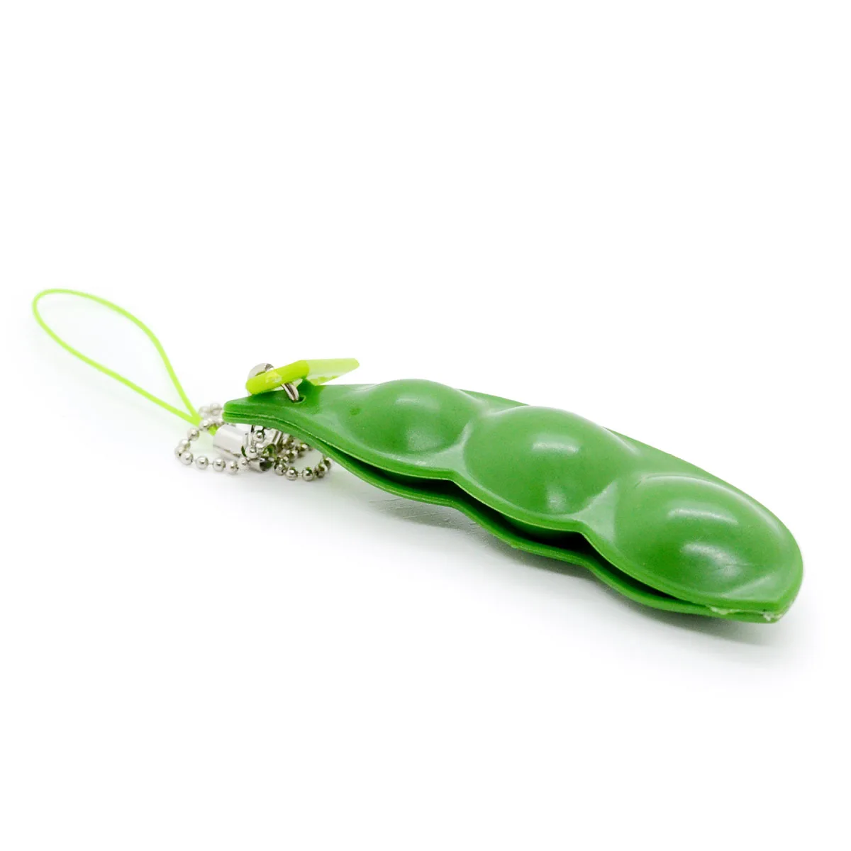 Fidget Toys Pack 감압 Edamame Squishy Squishy Squeeze 완두콩 콩 키 체인 귀여운 스트레스 릴리프 성인 장난감 키 체인