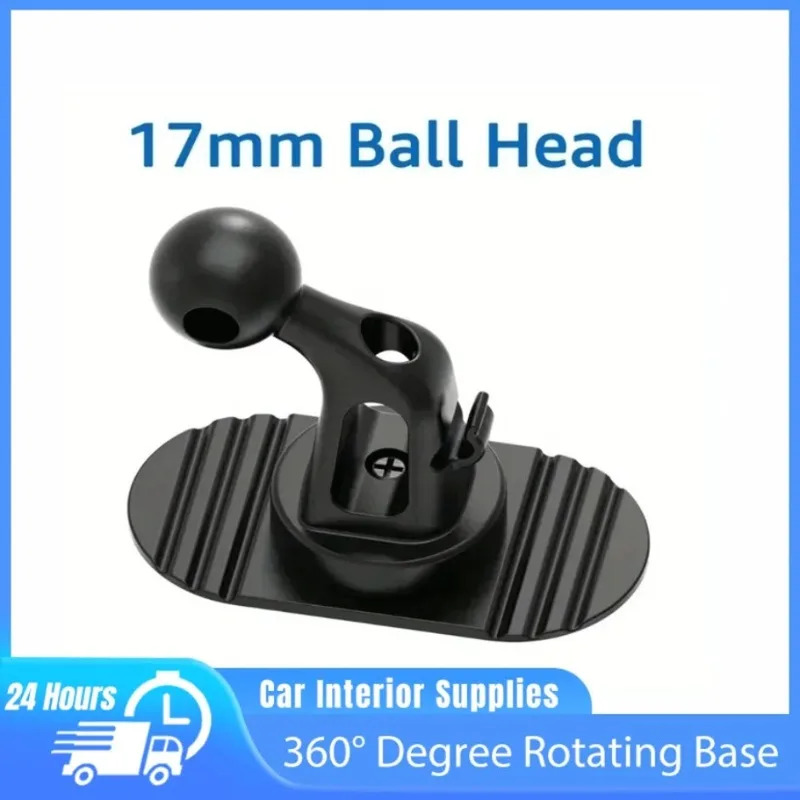 360 Degree Rotating Base Universal Car Dashboard Phone Holder Base 17mm Ball Head Sticker Base for Car Cellphone Stand