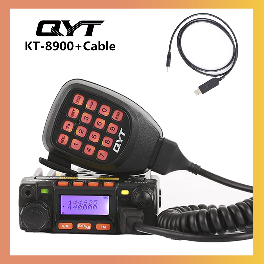 Qyt KT-8900 dual band qual trans ceive 25w farbbild schirm mini mobilfunk vhf/uhf 136-174/400-480mhz autoradio