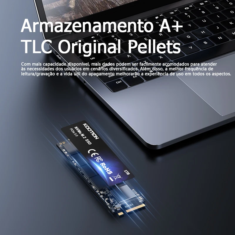 KOOTION X15 M.2 SSD 256GB 512GB 1TB SSD Unidade de estado sólido M2 SSD M.2 NVMe PCIe Disco rígido interno para laptop desktop MSI Dell HP