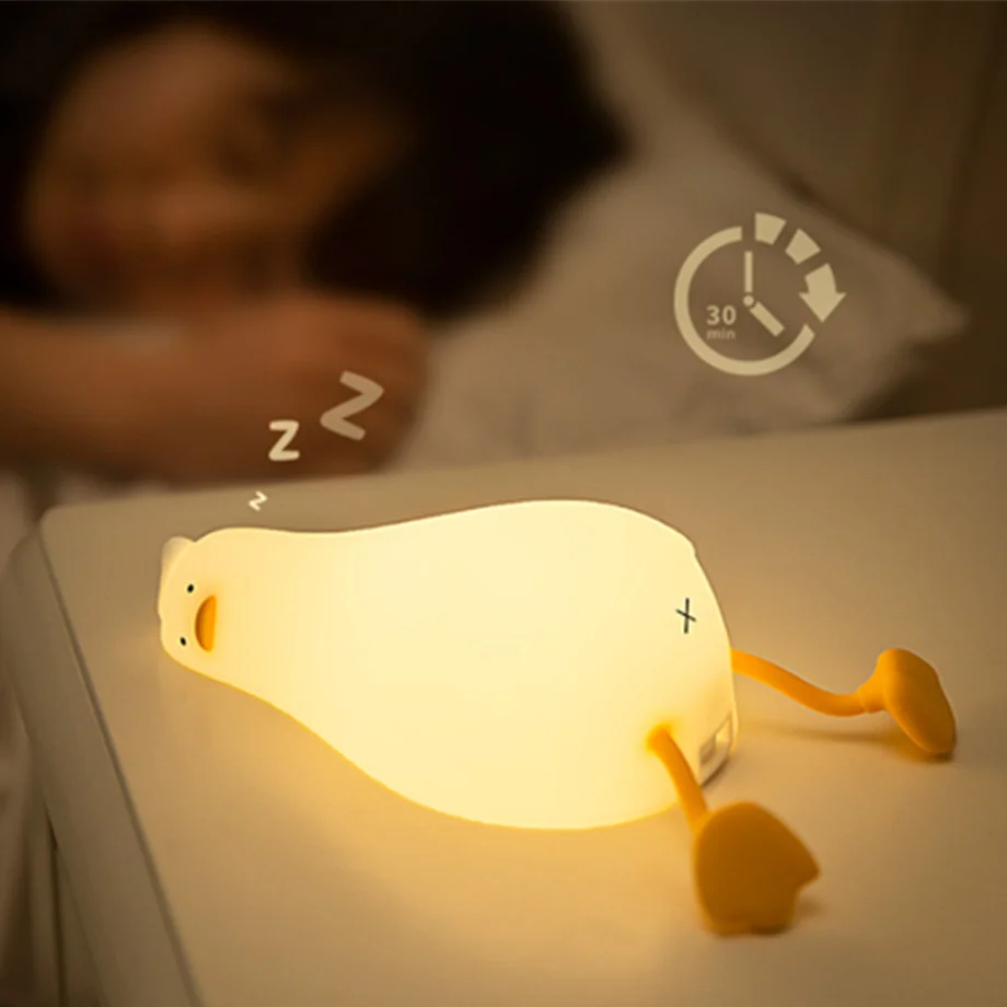 Lampka nocna LED Śliczne zwierzę Panda Królik Oświetlenie Światło USB Ładowanie Timed Dekoracja nocna Lampka na biurko dla dzieci Narodziny