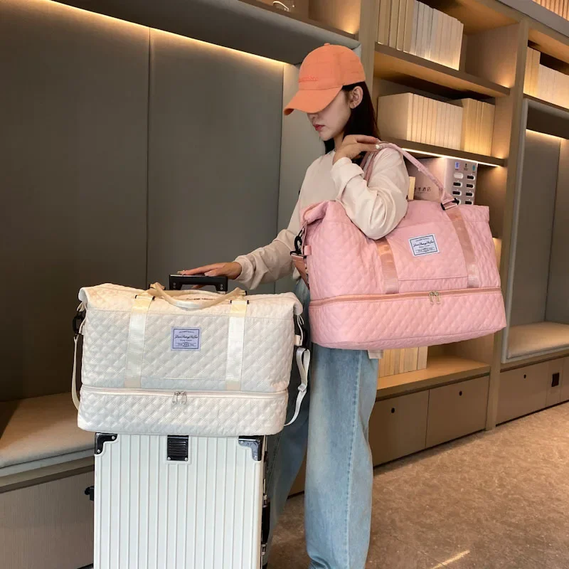 Lekka torba na bagaż, torba podróżna o dużej pojemności, torby na siłownię, torba na ramię Weekender Overnight Bag