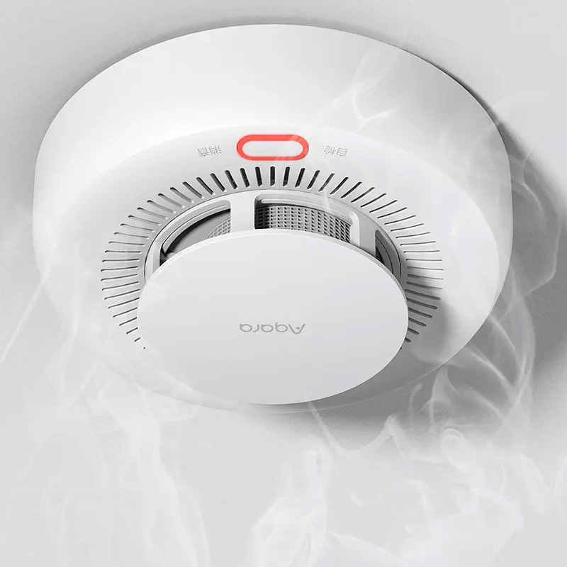 New Aqara Smoke Alarm Detector Sensor JY-GZ-01AQ Highly Sensitive Smoke Detection Work With Homekit Zigbee 3.0 Homekit Mi Home