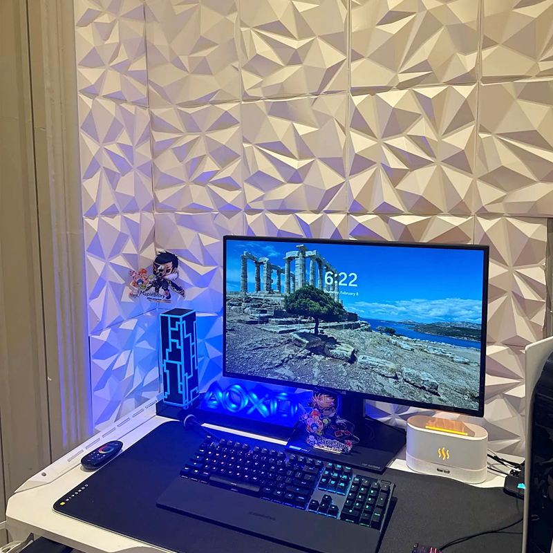 30x30 ซม.บ้านผนังการปรับปรุงสเตอริโอ 3D ผนังแผง self-กาว 3D สติ๊กเกอร์ติดผนังกระเบื้องศิลปะ 3d วอลล์เปเปอร์ห้องน้ําเพดาน