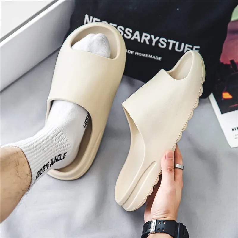 Zapatos de casa Unisex, sandalias deslizantes de plataforma suaves y gruesas antideslizantes para mujeres y hombres, zapatillas de baño para ducha interior y exterior para adultos