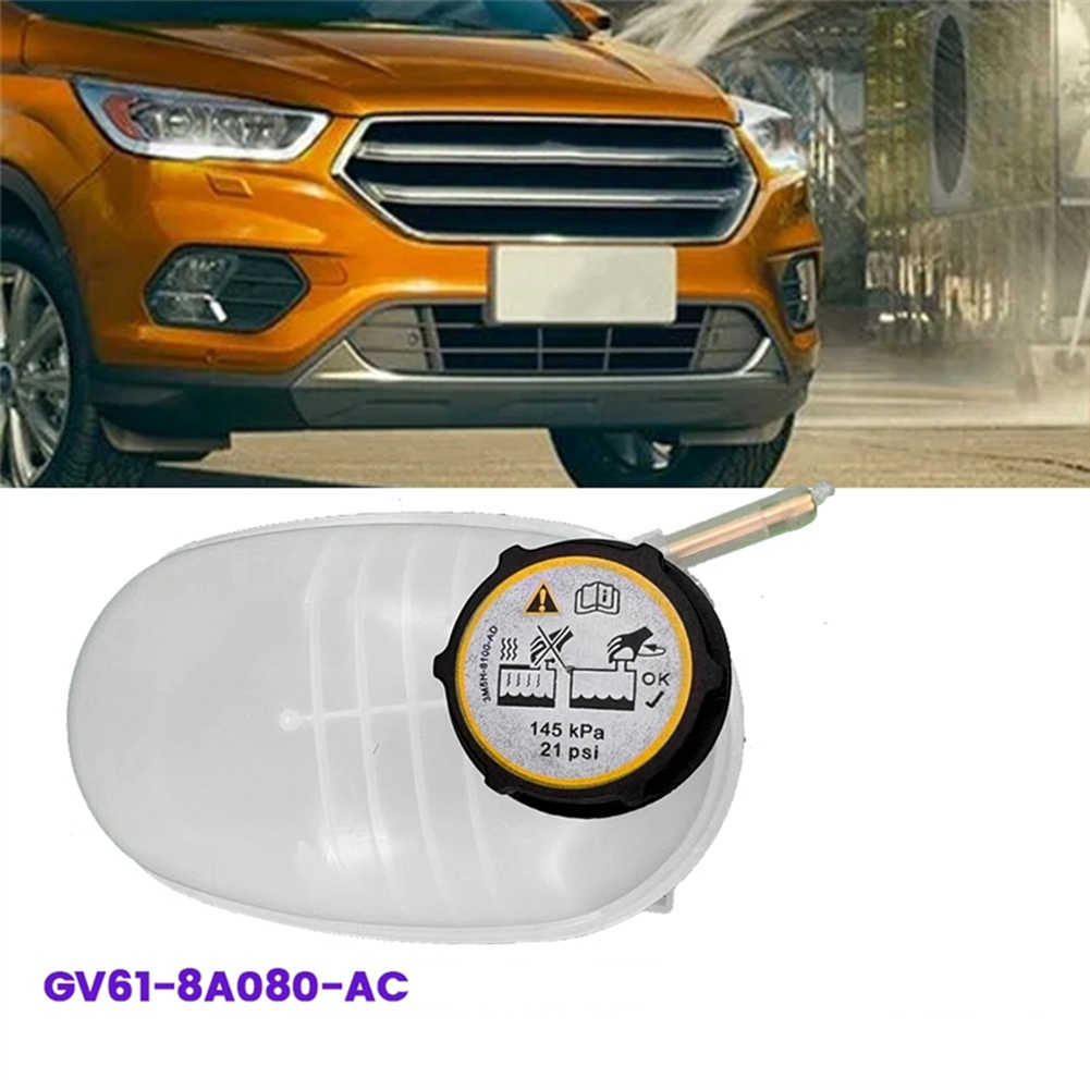 Tanque de expansão do líquido refrigerante do reservatório do radiador do carro embly GV61-8A080-AC para ford kuga mk2 ecoboost 2017-2019 gv618a080ad