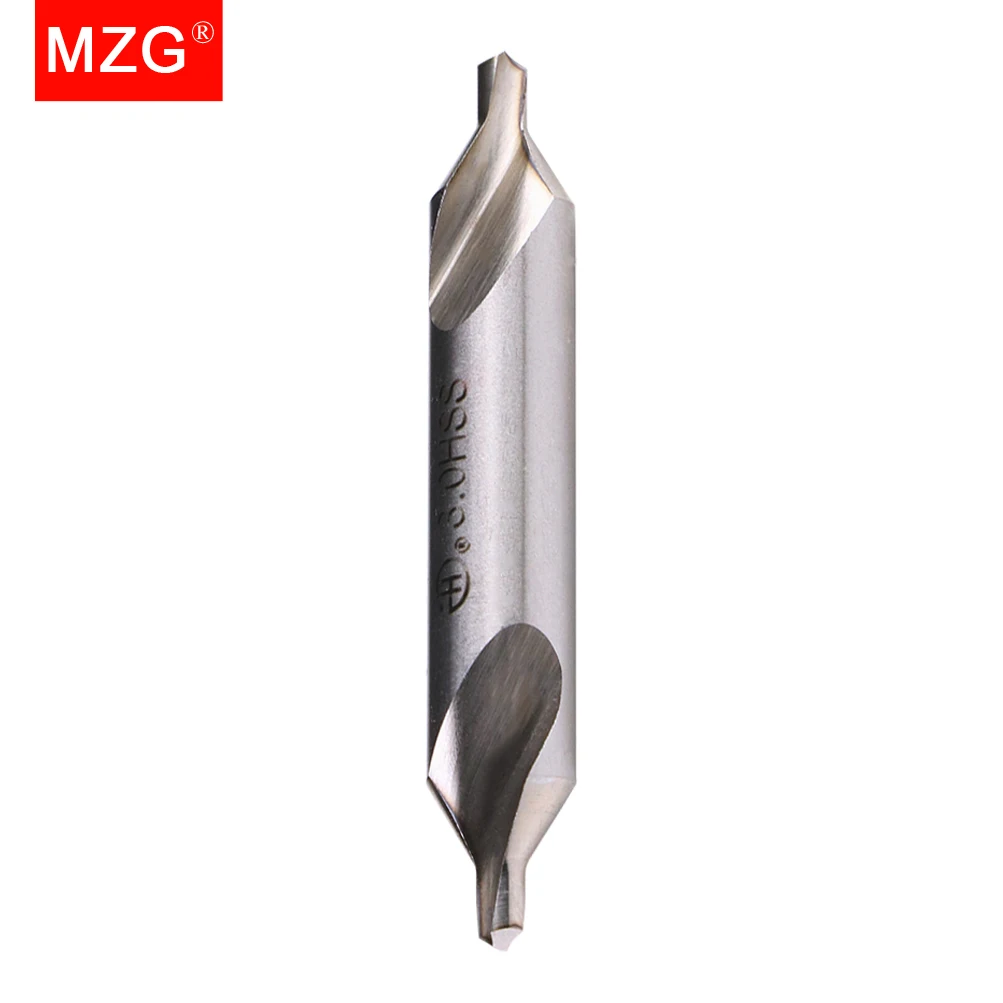 MZG 1/5/10pcs 1set HSS Center Drill Bit Combined Center Drills 60 Degree Countersinks Angle Metal Drill Bit 1/1.5/2/2.5/3/4/5