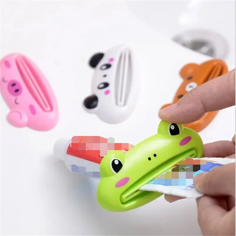 Herramienta multifunción, suministros de cocina, exprimidor de pasta de dientes de dibujos animados para baño, utensilio de cocina, decoración del baño, herramientas útiles para el hogar