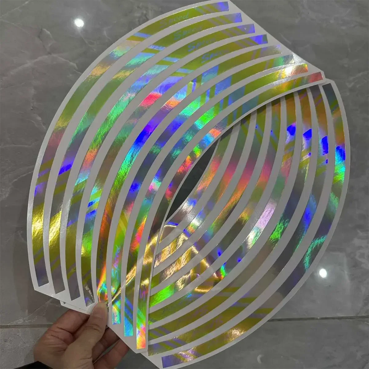 Dành Cho Xe SUZUKI GSXR 250 400 600 1000 750 GSR750 Vặn Vít Dùng Pin GSR 750 1000R Phản Quang 17 "18" Xe Máy Bánh Xe Miếng Dán đề Can