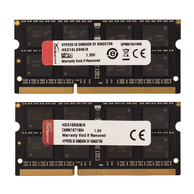 HyperX Laptop Ram DDR3L DDR3 8GB 4GB 1333Mhz 1600Mhz 1866Mhz SODIMM PC3-12800 PC3-14900 Notebook Ram DDR3 Dual Channel