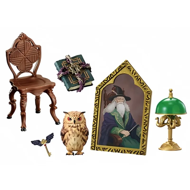 RE-MENT Candy Toy Mini Miniature Scene Display School of Witchcraft and Wizardry Magic Props Table Decoration Blind Box Gifts
