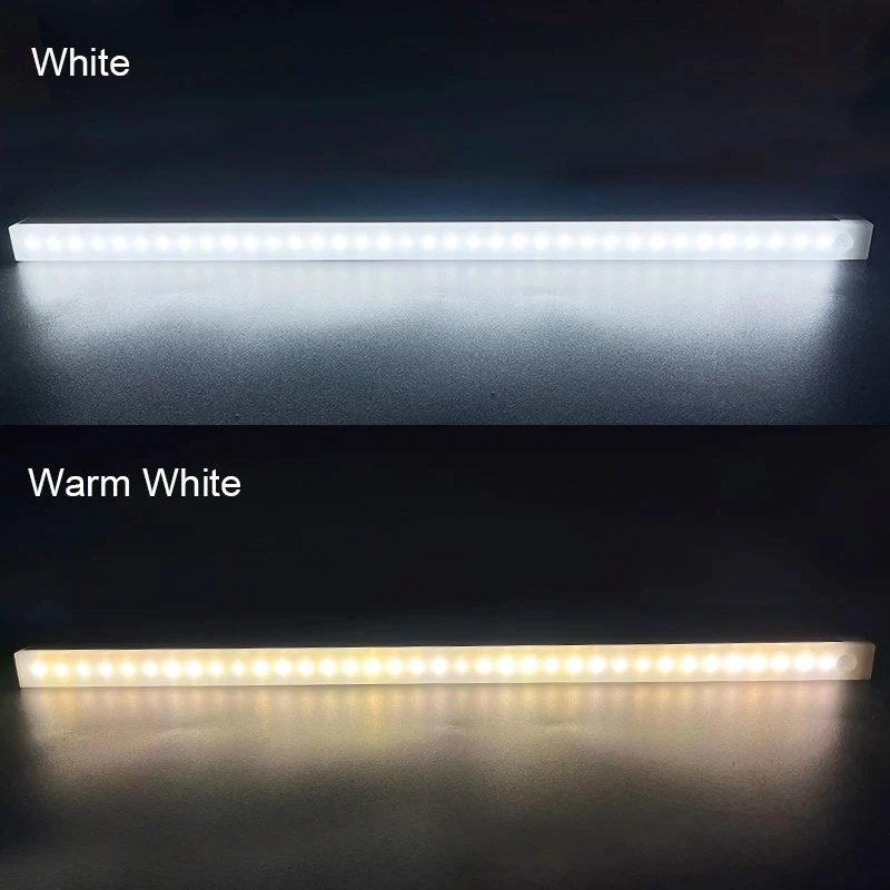 Luci notturne a LED senza fili Luci con sensore di movimento Armadio Cucina Luci notturne Camera da letto Rivelatore Luce Armadietto Scala Retroilluminato