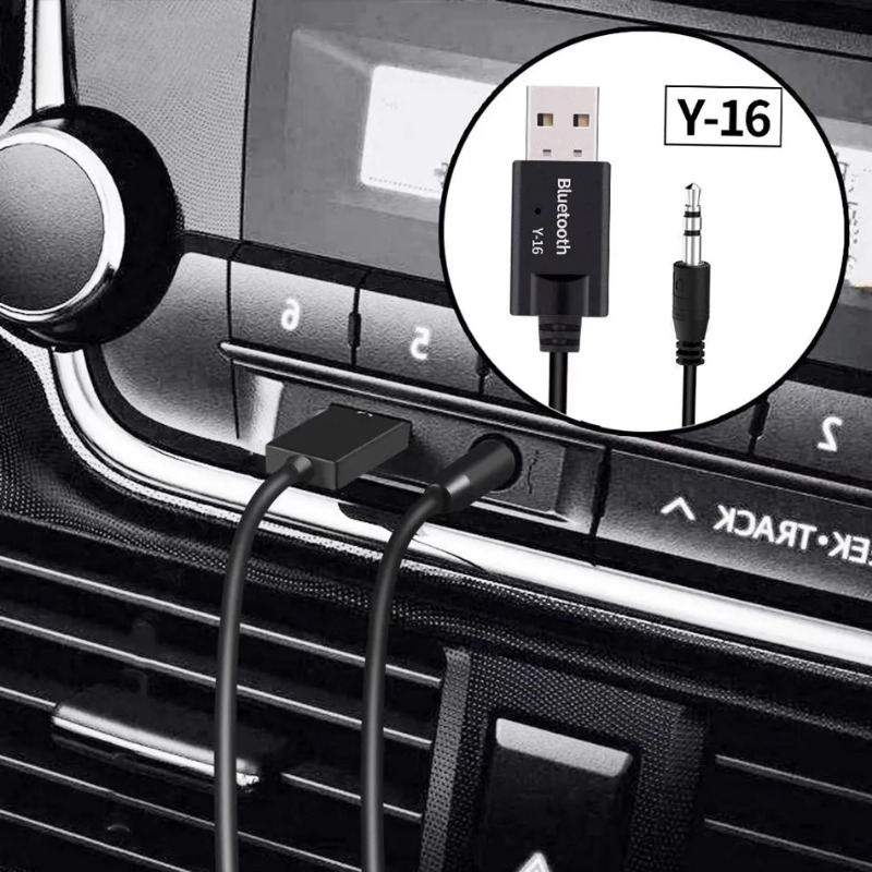 Vikefon bluetooth 5.0 receptor de áudio cabo transformar receptor usb dongle 3.5mm aux jack sem fio cabo adaptador música do carro