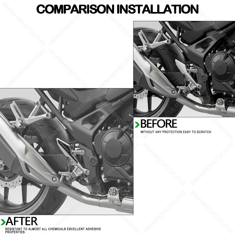 Motorcycle Accessories Waterproof Protective Sticker Side Tank Sticker 3D Resin Sticker For Hornet CB 750 CB750 2023