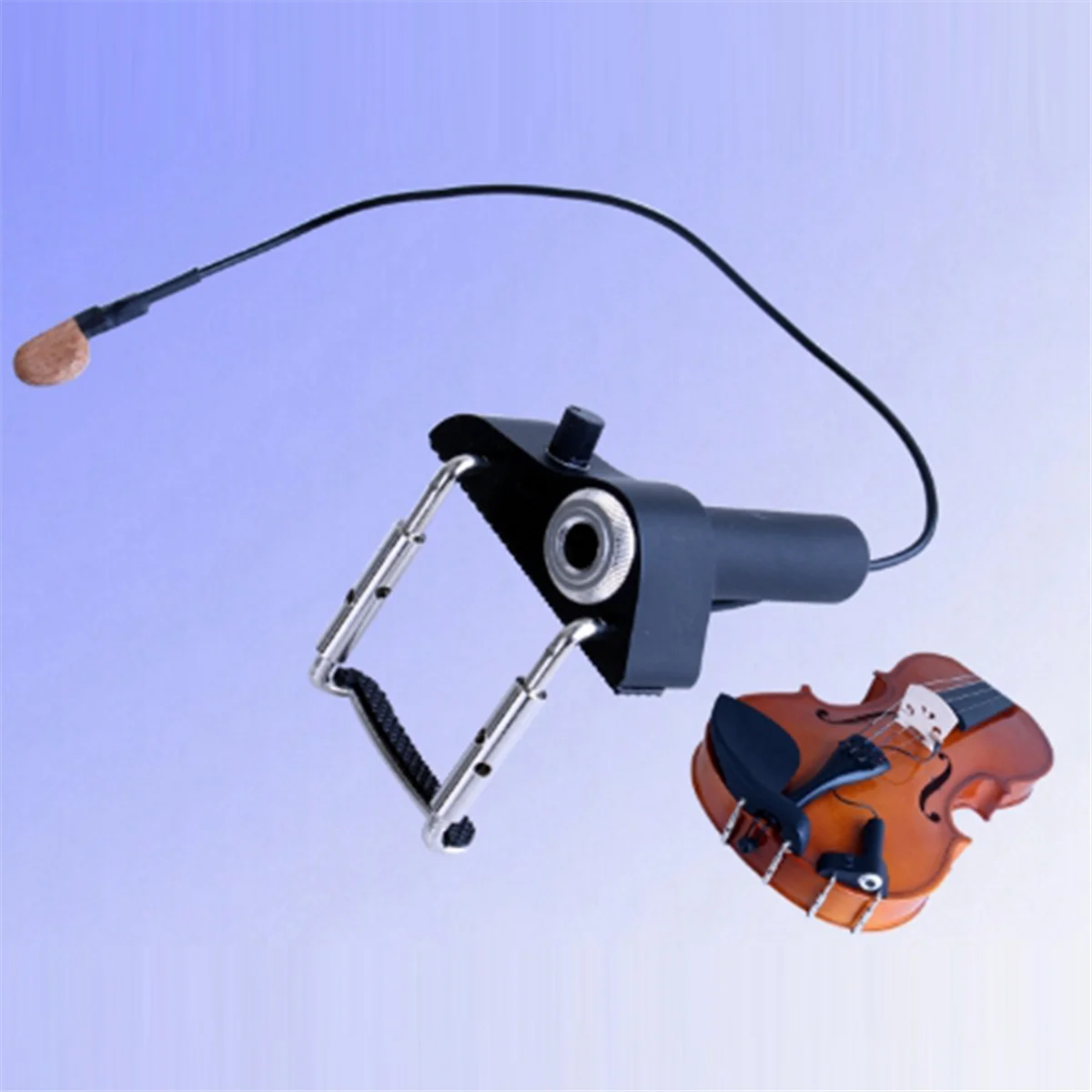 Pickup for Violin Electronic Organ Instant Authentic Acoustic Sound - Easy to Mount Adjusting Placement CV-17