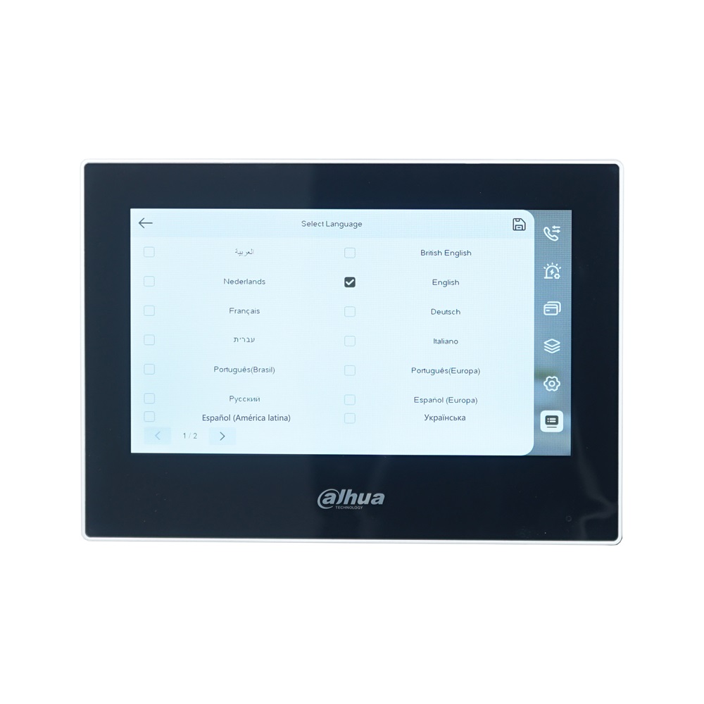 Dahua originele IP Video Intercom KIT, VTO2211G-WP & VTH2621GW-P/VTH2621G-P, ondersteuning telefoon app, RFID-kaart Ontgrendelen