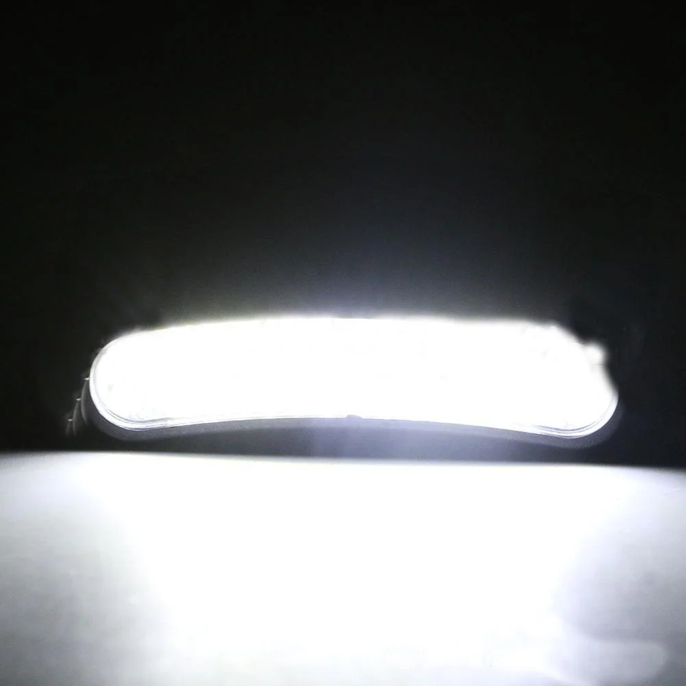 Di Động Đèn Pha Kẹp Trên Nắp Đèn LED COB Đèn Pha Đèn Pin Mini Chiếu Sáng Ngoài Trời Ánh Sáng Đèn Pin Sử Dụng 3 * AAA pin