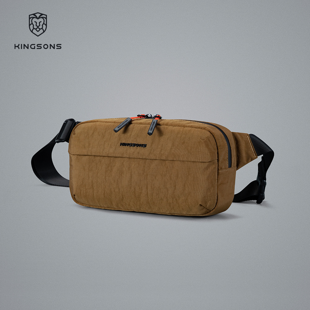 Kingsons Urban Ride Lite Sling Homens Mulheres Peito Bolsa Pequena Bolsa Crossbody 420D Nylon À Prova D 'Água Minimalista Luz de Viagem