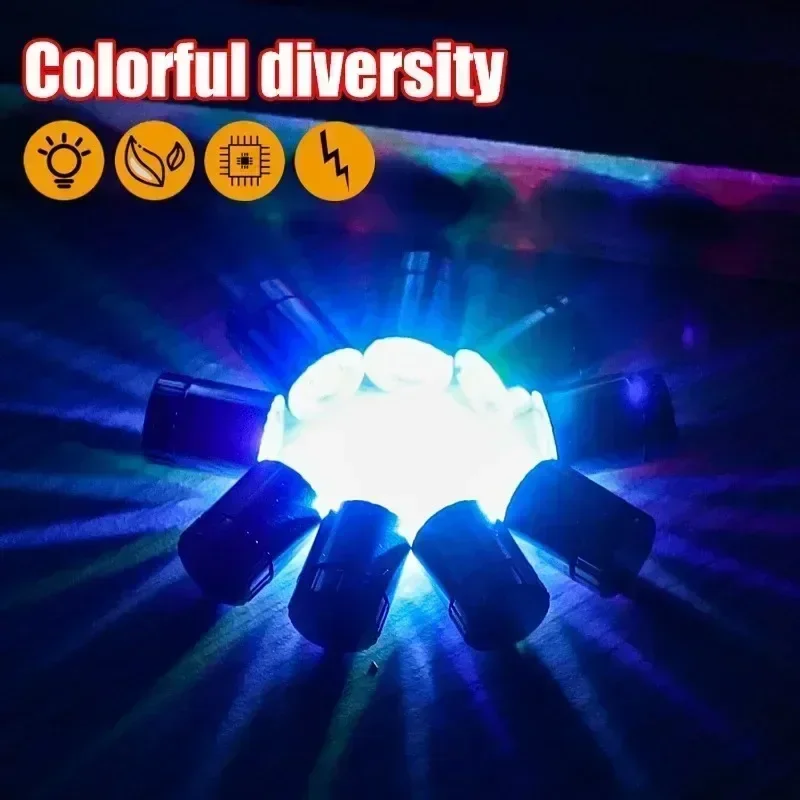 50/10PCS Mini LED Light Small Light Bulb Colorful Lights Battery Powered Lamps for Lantern Handcraft Lightingtiny Luminous Decor
