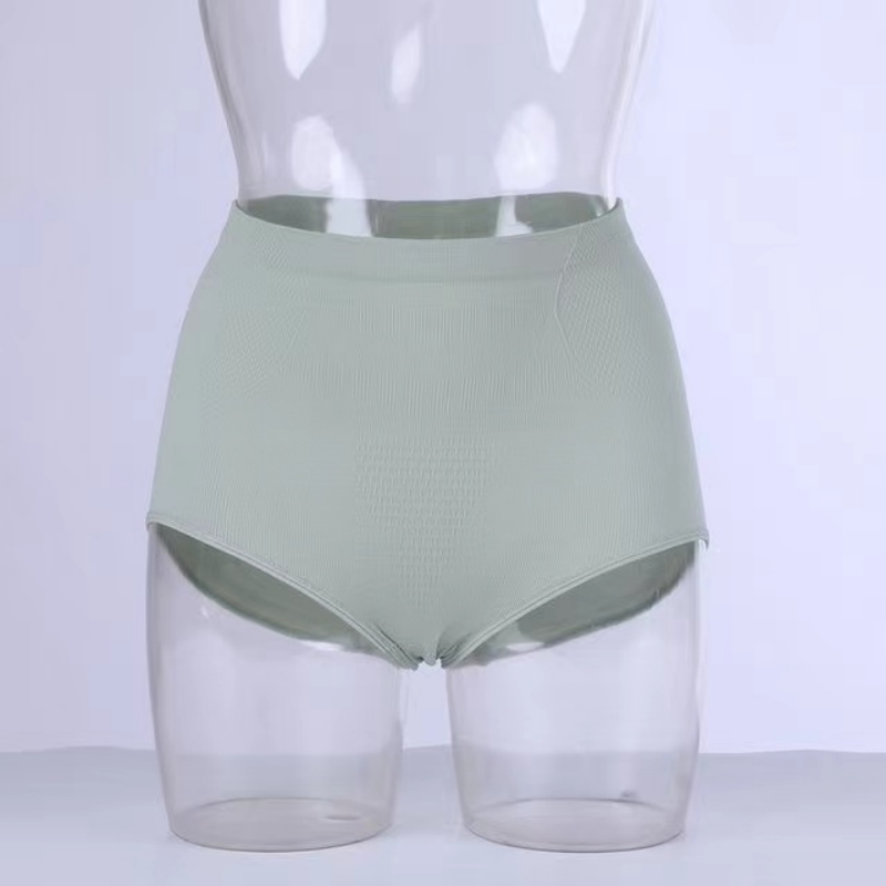 Bragas adelgazantes sin costuras para mujer, ropa interior triangular de cintura alta para levantamiento de cadera, bragas abdominales planas para vientre, lencería
