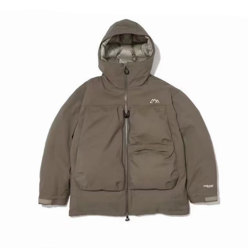CMF Outdoor Guide down Coexist L7 Mountain Series Hooded Goose down Jacket Waterproof Youth Fashion Regular Length Pure Color